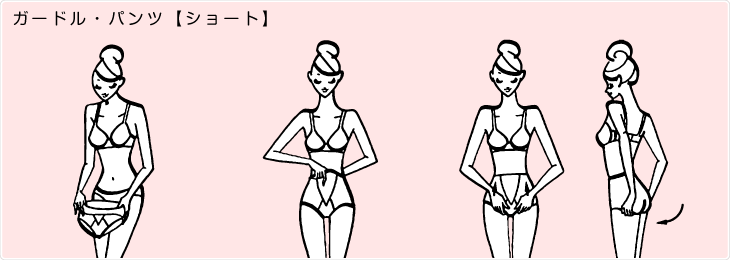着用方法ショートガードル
