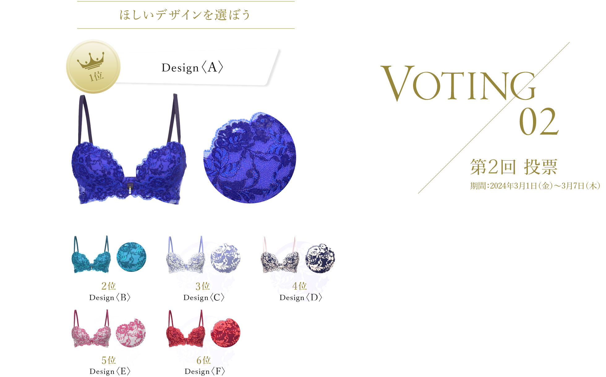 第2回投票 ほしいデザインを選ぼう