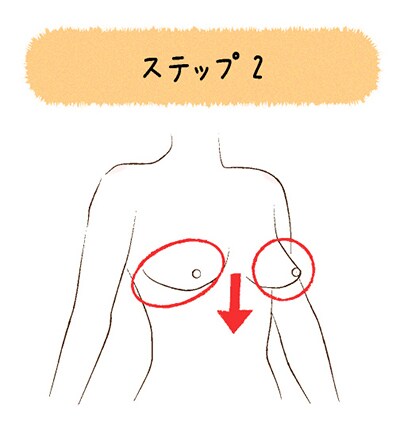 バストの加齢変化ステップ2