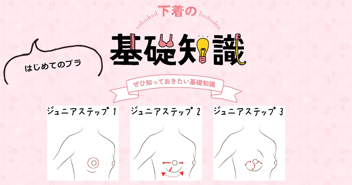 はじめてのブラ 下着の基礎知識 ワコール はじめてのブラ 下着の基礎知識 ワコール
