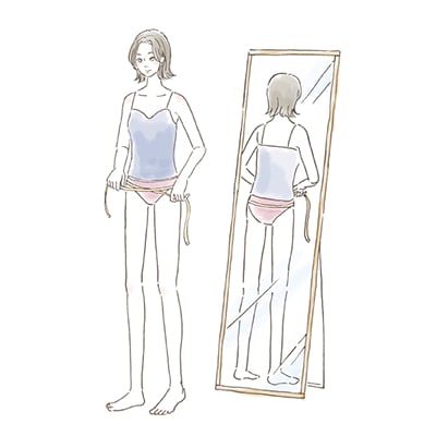 ヒップやウエストを測るときに注意することは?