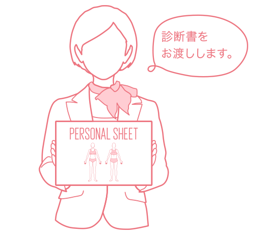 下着の選び方をアドバイス
