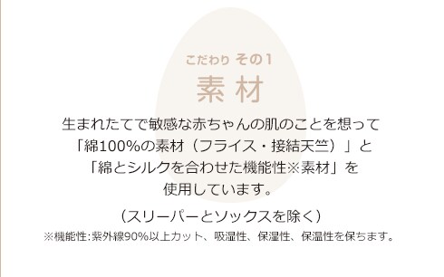 こだわりその１　素材