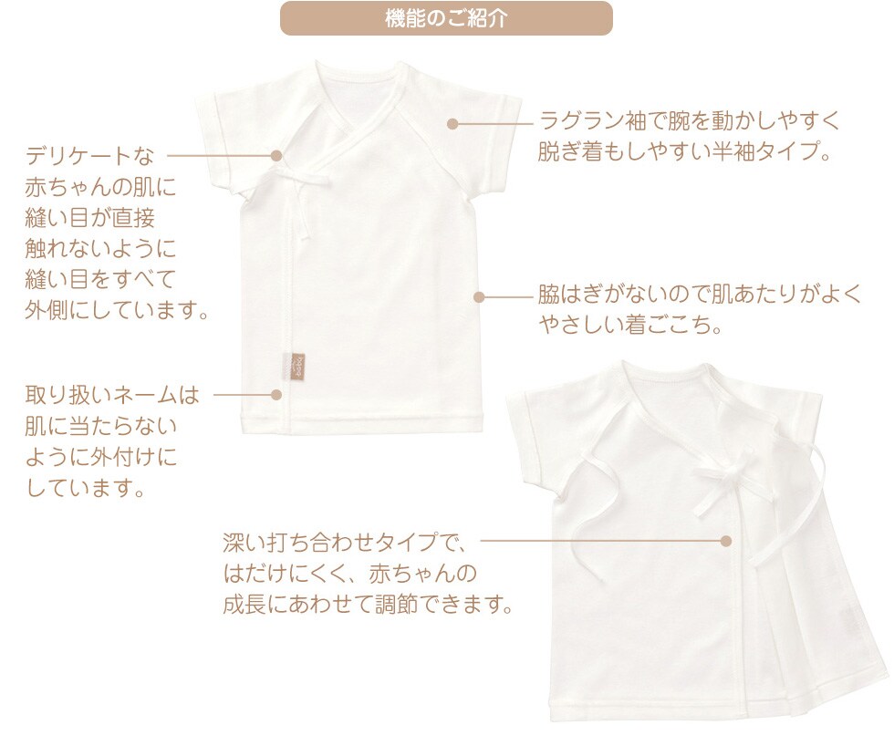 短肌着の機能