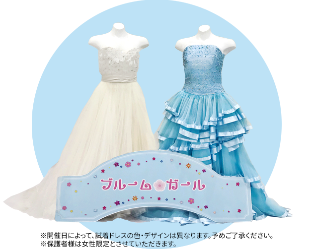 本格的なドレスでお姫様に変身できちゃう！