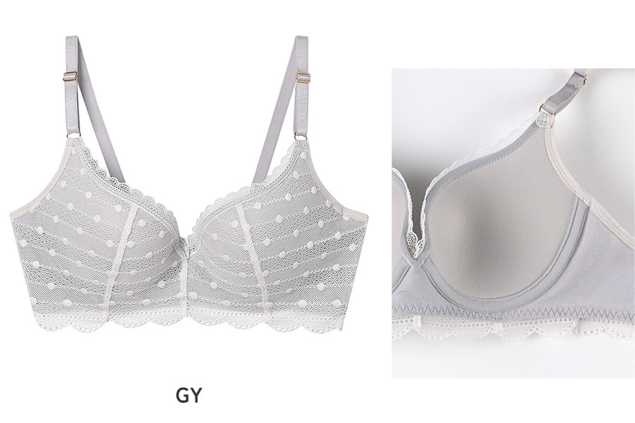 「ウンナナクール」ブラジャー JB2770（GY)