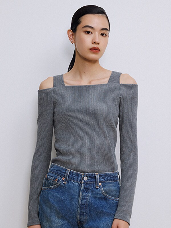 新品未使用 OUR WACOL カップインオフショルダー アウター トップス カップインオフショルダー | OUR WACOAL(アワワコール)
