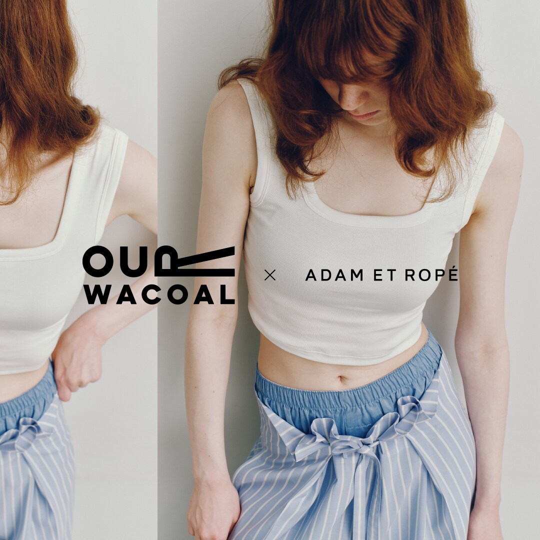 ADAM ET ROPE'×OUR WACOALコラボレーション 新作タンクトップ登場