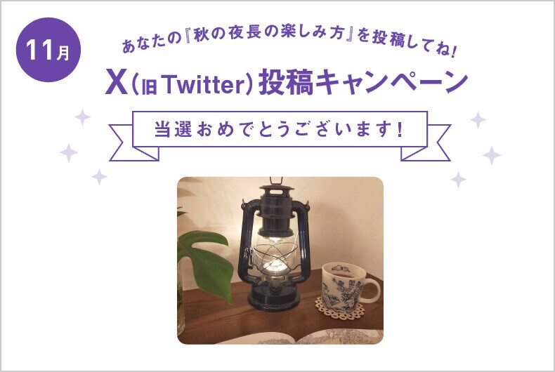 11月度の投稿・当選結果