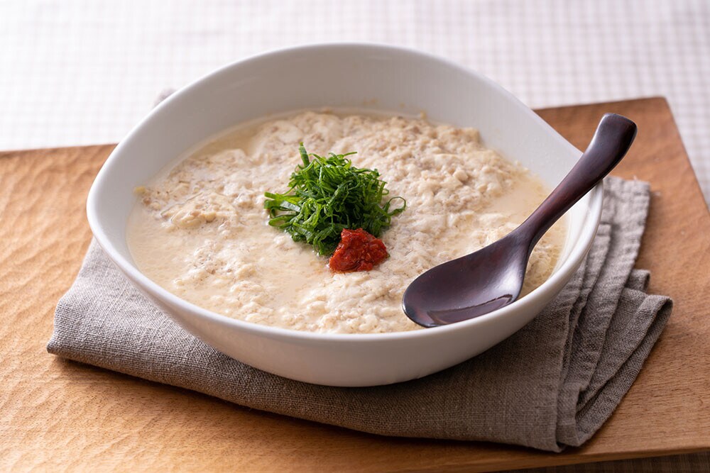 大原千鶴のすやすやレシピ1：豆腐の蒸し物