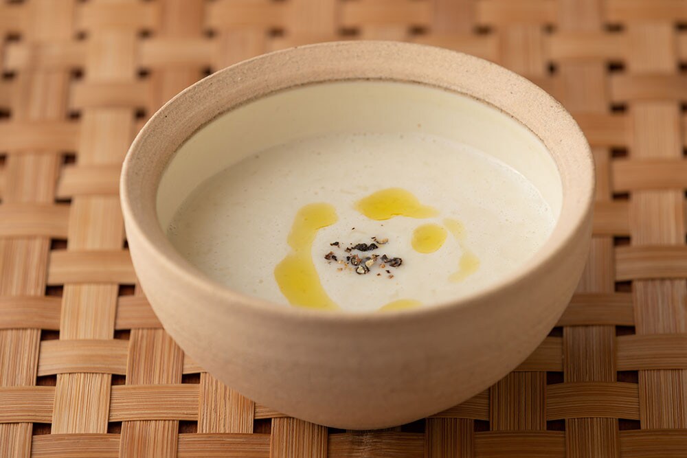 大原千鶴のすやすやレシピ25：長芋豆乳スープ