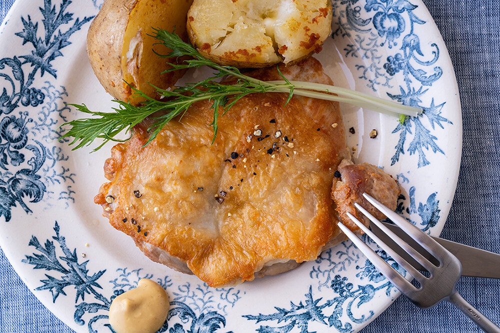 大原千鶴のすやすやレシピ100：カリカリチキンステーキ