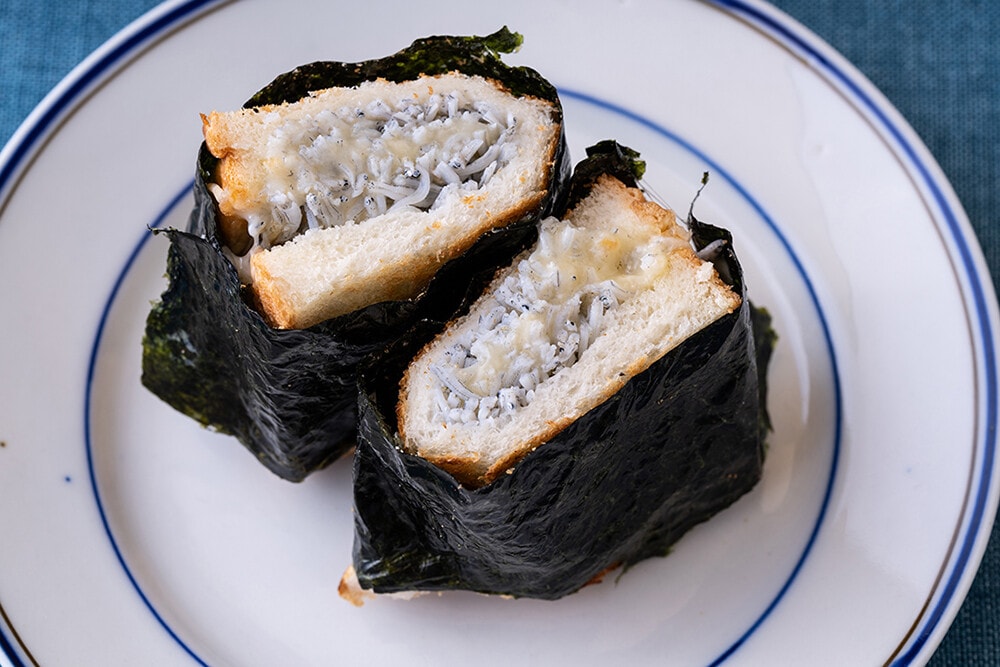大原千鶴のすやすやレシピ105：海苔巻きしらすトースト