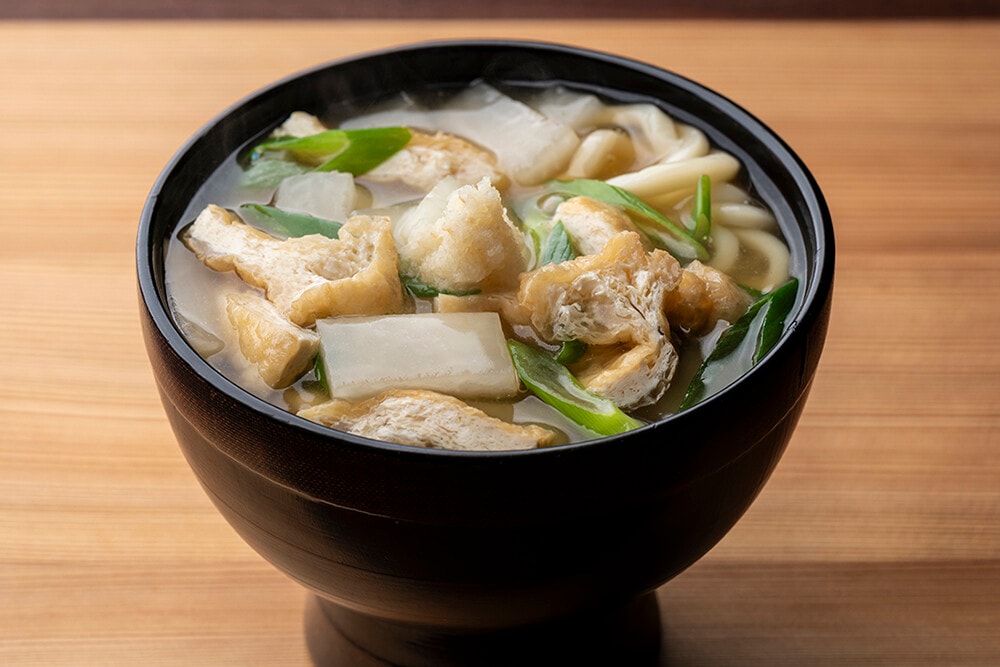 大原千鶴のすやすやレシピ121：大根とお揚げさんのあんかけうどん