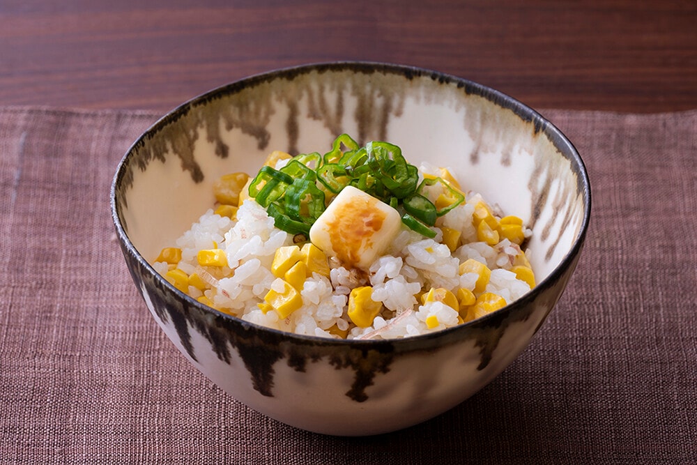 大原千鶴のすやすやレシピ134：とうもろこしの混ぜごはん