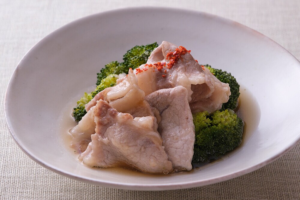 大原千鶴のすやすやレシピ49：ブロッコリーと豚肉の治部煮風