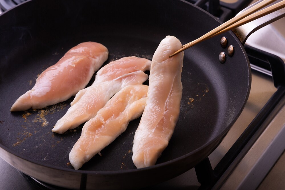 大原千鶴のすやすやレシピ72:ささみを焼く