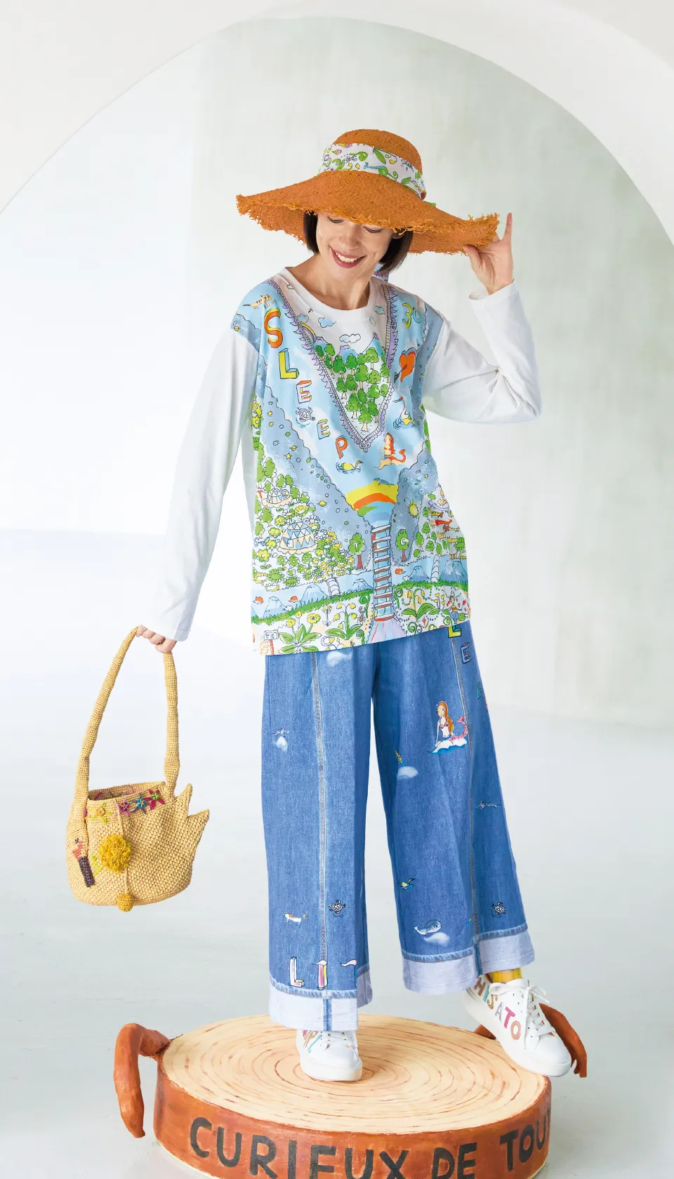 トップス UTX509、ボトム UOX510