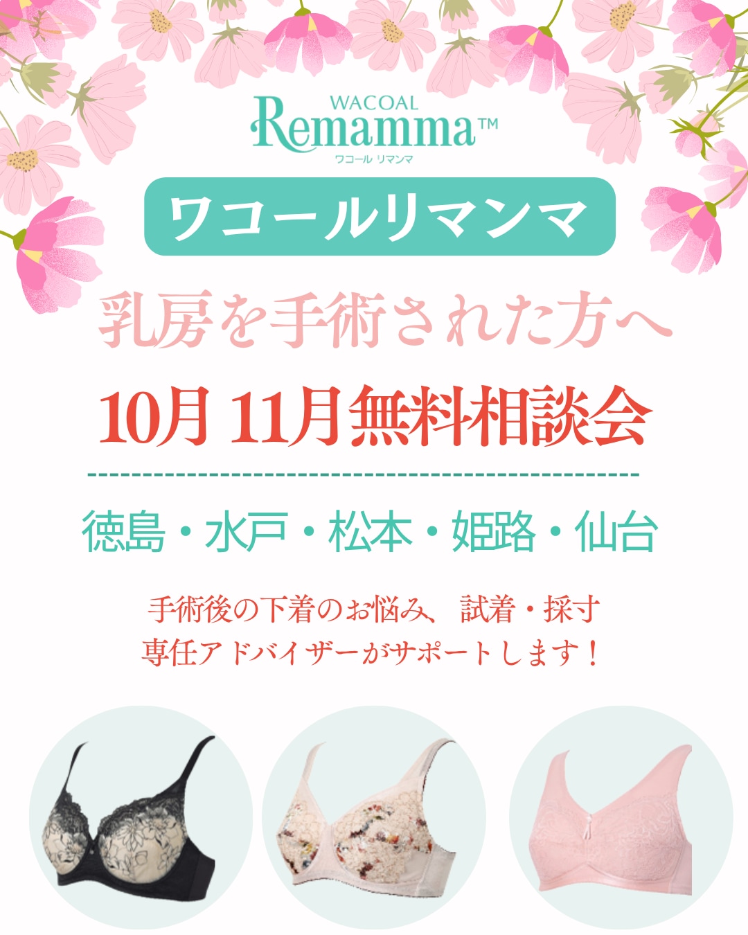 10月・11月 相談会スケジュール