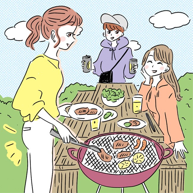 ニットワンピを着こなすガードル