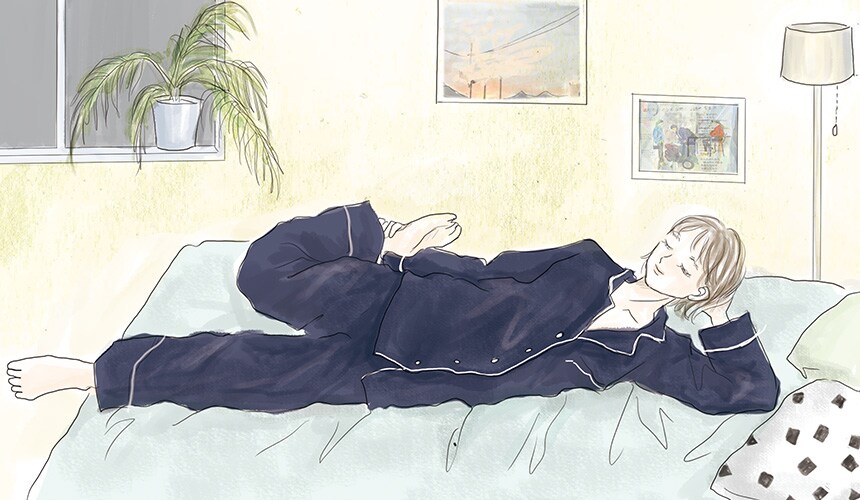 パジャマヨガで心身をゆるっと