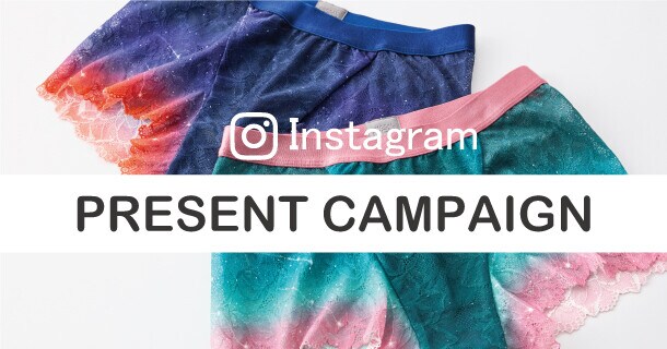 レースボクサー™　ユニセックスタイプ　プリント柄　新商品発売記念、Instagramフォロワーキャンペーン。